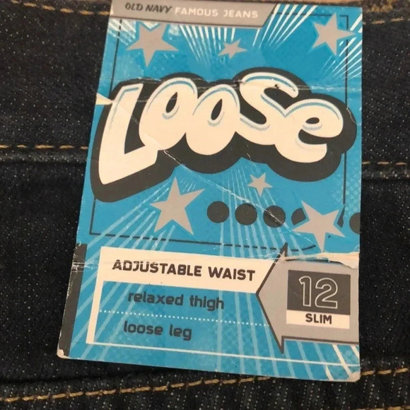 💥🆕Old Navy Loose Jeans 12🆕 - Picture 4 of 5